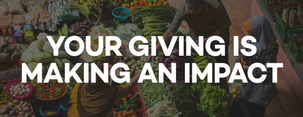 Your Giving Is Making An Impact
