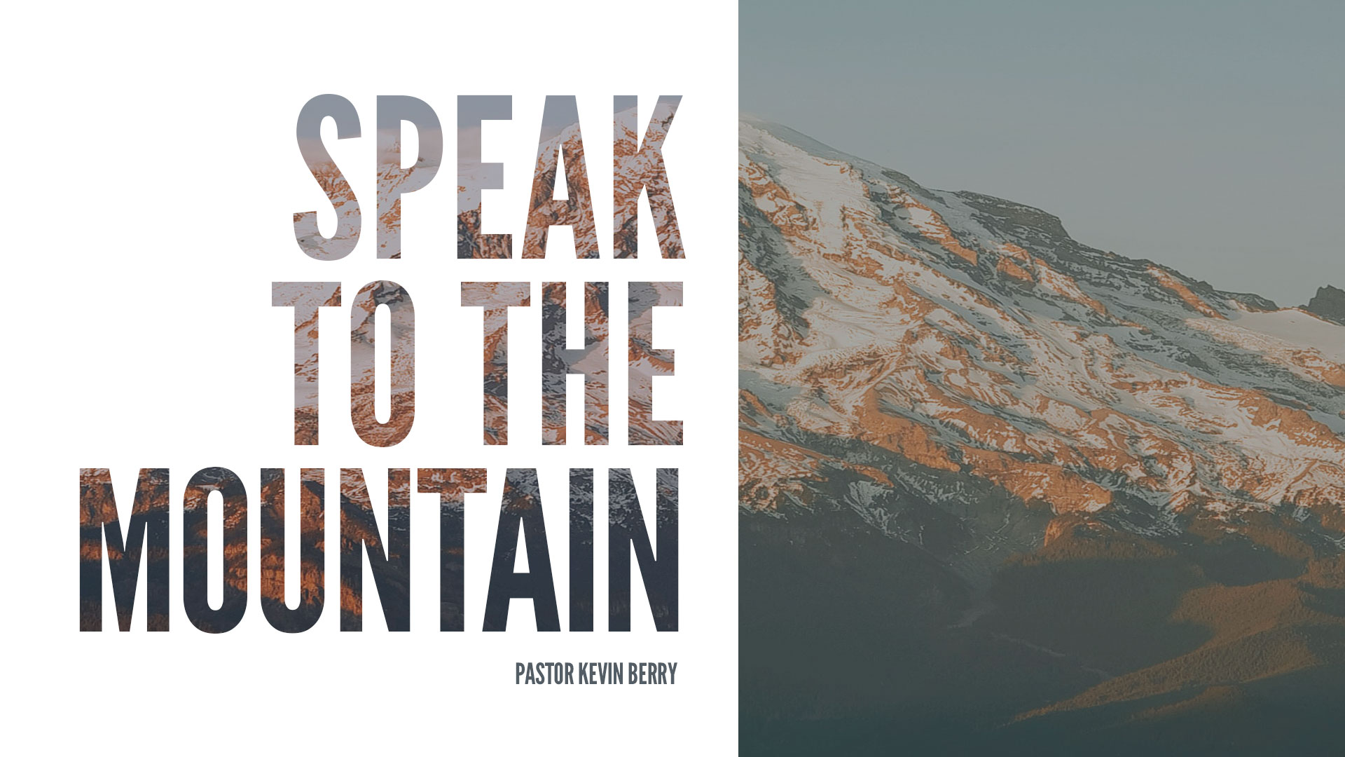 Speak To The Mountain