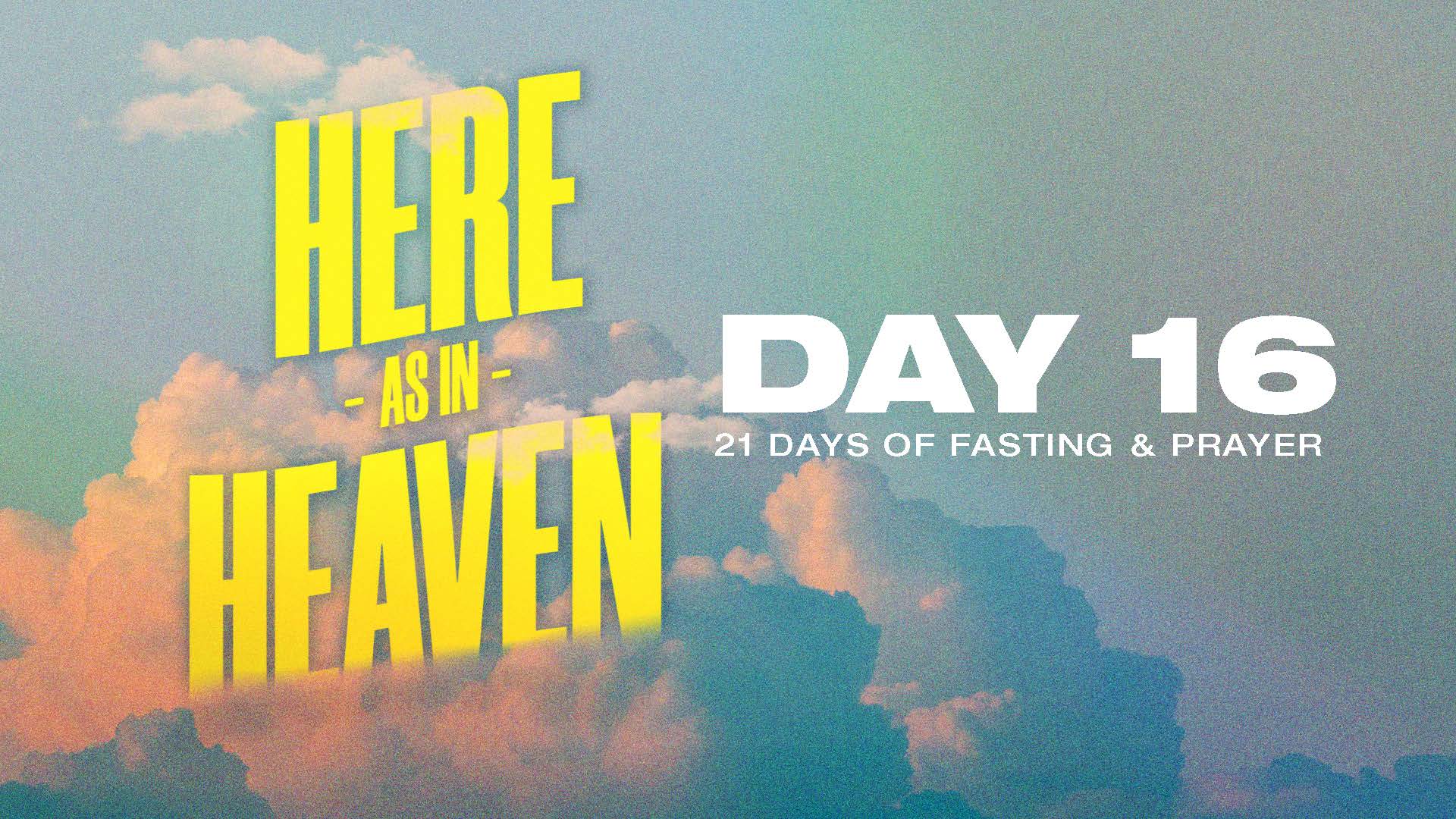 Day 16 Fasting Brings Favor Mount Hope Church Lansing MI