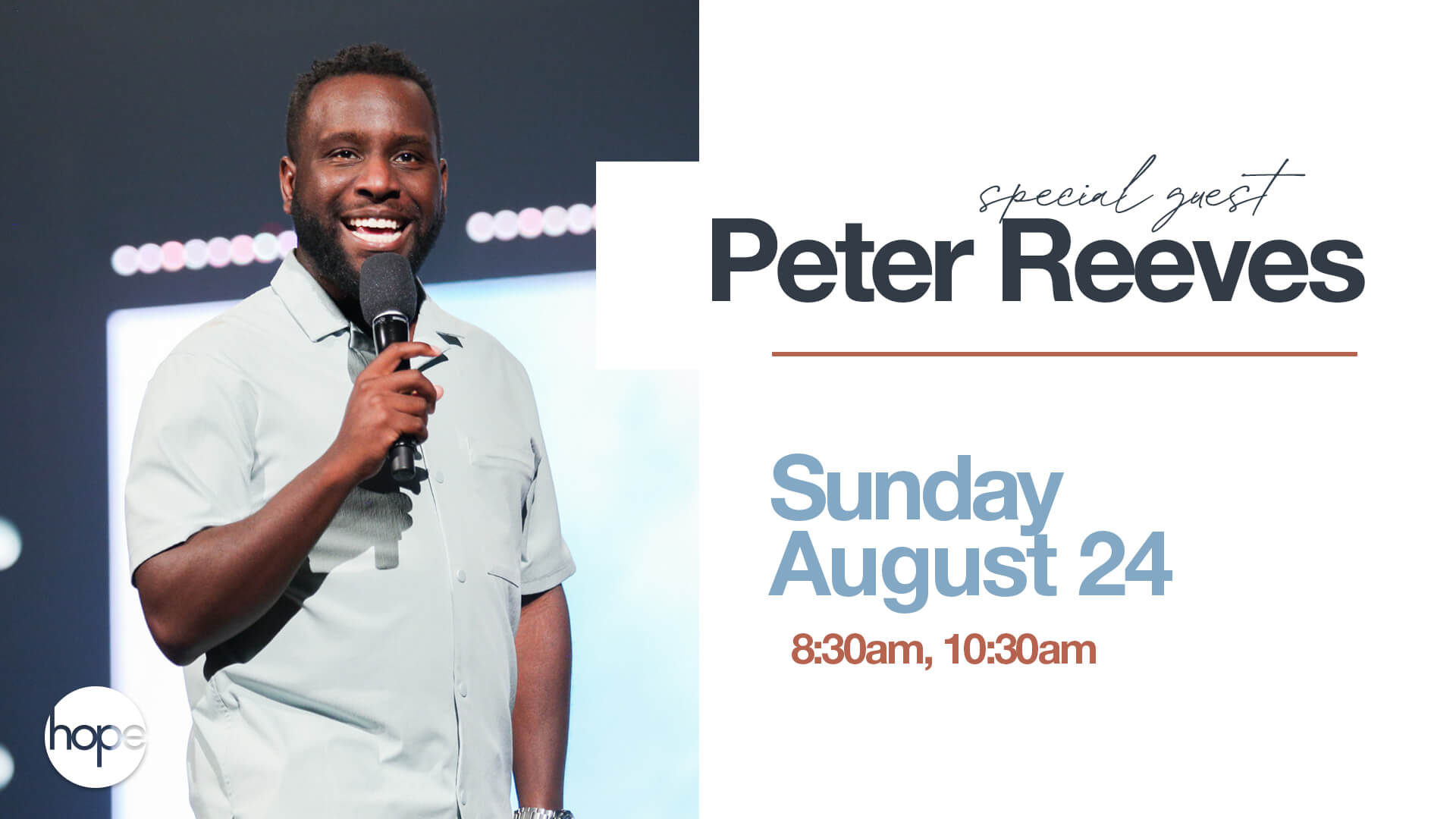 Man Standing Peter Reeves Invite