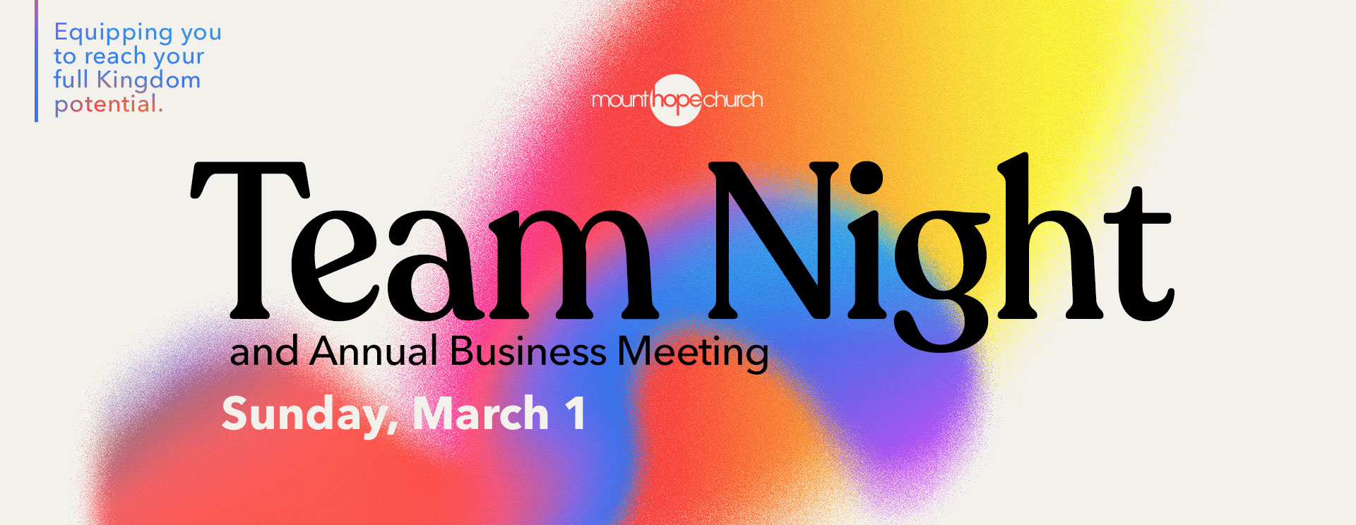 Team Night (and Business Meeting)